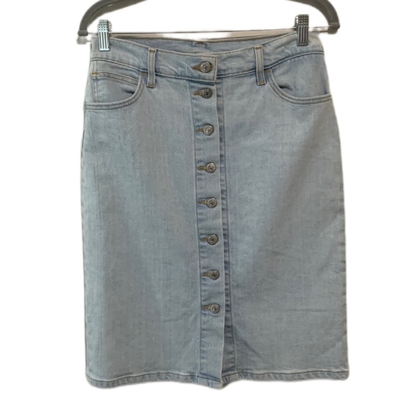 Levi's Dresses & Skirts - Levi’s Button Down Denim A Line Skirt